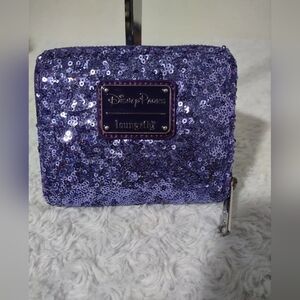 Purple Disney Parks Loungefly Wallet limited edition